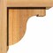 Ekena Millwork Del Monte Rough Sawn Corbel w/Backplate, Western Red Cedar, 8"W x 8"D x 8"H COR08X08X08DEL01RWR - alternate 2